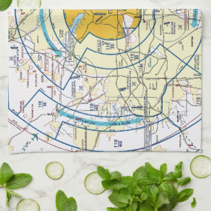 Linge De Cuisine Dallas Ft. Graphique d'itinéraire