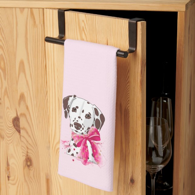 Linge De Cuisine Dalmatian trio (Pliage en tiers)