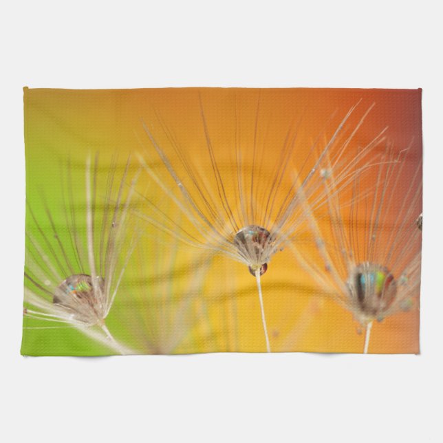 Linge De Cuisine Dandelion Fleurs Destiny Peace Love Art (Horizontal)
