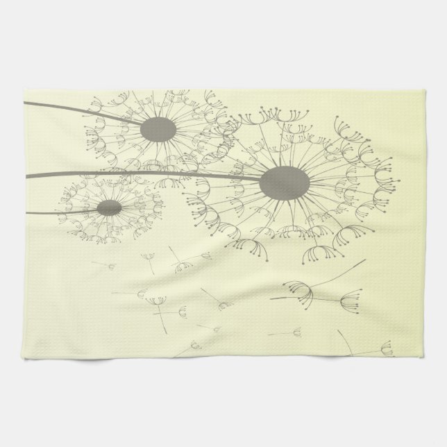 Linge De Cuisine Dandelions (Horizontal)