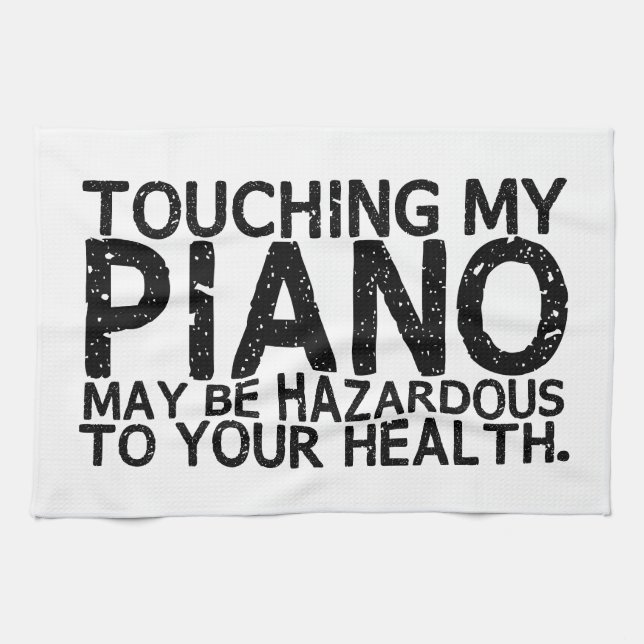 Linge De Cuisine Danger de piano (Horizontal)