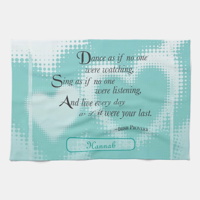 Linge De Cuisine Danse, Cadeau, Hannah (Horizontal)