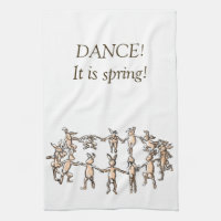 DANSE ! C'est le printemps! lapins dansants servie