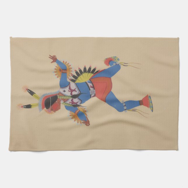 Linge De Cuisine Danse de guerre (ou Le coureur) (Horizontal)