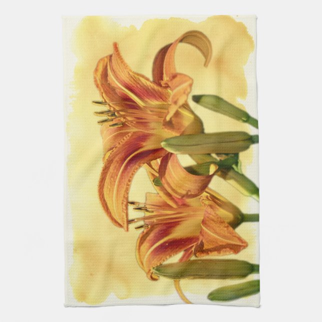 Linge De Cuisine Daylilies - Hemerocallis (Vertical)