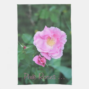 Linge De Cuisine De jolies roses roses