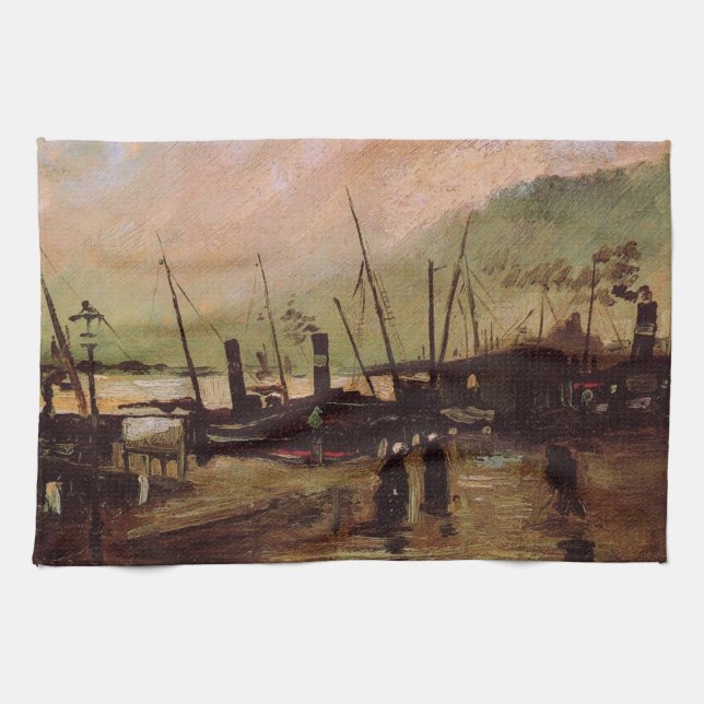 Linge De Cuisine De Ruijterkade à Amsterdam par Vincent van Gogh (Horizontal)