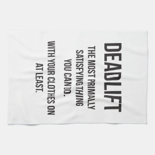 Linge De Cuisine Deadlift - Funny Gym - Novelty Workout