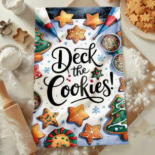 Linge De Cuisine Deck The Cookies Noël