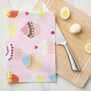 Linge De Cuisine Décor de fête à motif de gâteau pastel sucré