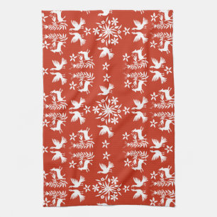 Linge De Cuisine Décor mexicain Otomi