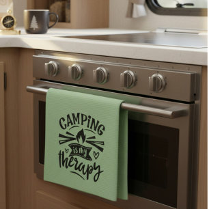 Linge De Cuisine Décoration de cuisine de camping amusante