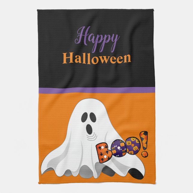 Linge De Cuisine Décoration de maison pour un Halloween heureux (Vertical)