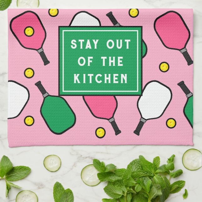 Linge De Cuisine Décoration de pickleball (Plié)