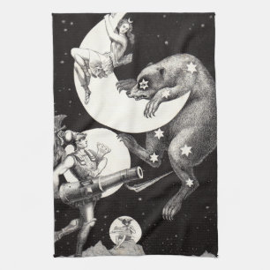 Linge De Cuisine Déesse lunaire céleste antique et ours Ursa Major
