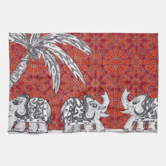Linge De Cuisine Défilé 3 d'éléphant