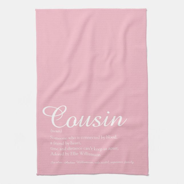 Linge De Cuisine Définition de cousine cool préférée la meilleure (Vertical)