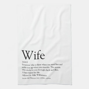 Linge De Cuisine Définition de la meilleure femme du monde en noir 