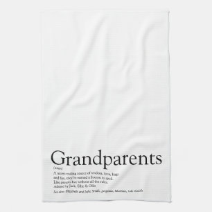 Linge De Cuisine Définition des meilleurs grands-parents du monde