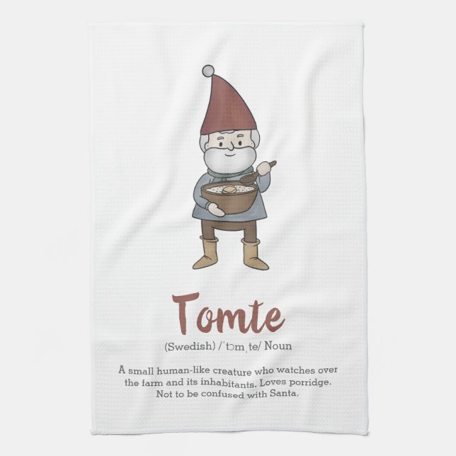 Linge De Cuisine Définition du joli suédois Tomte Gnome  (Vertical)