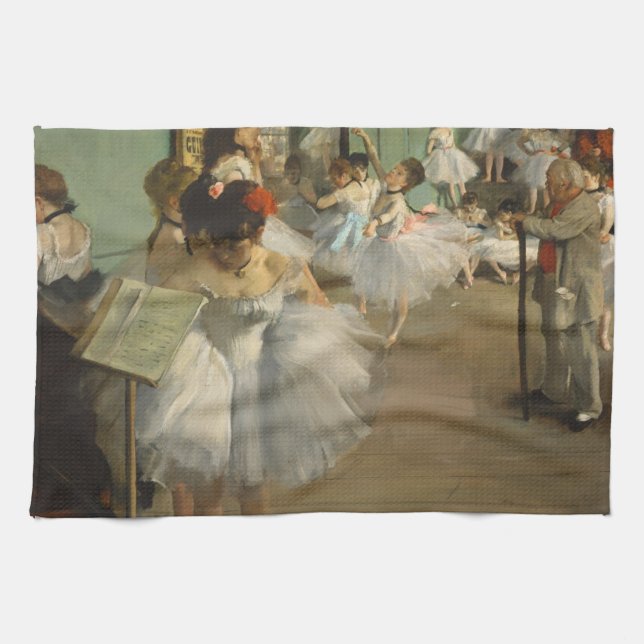 Linge De Cuisine Degas Classe Danse Danseurs de ballet Ballerina Ar (Horizontal)