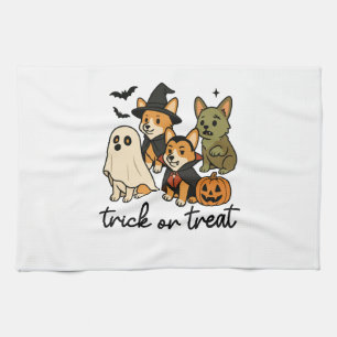 Linge De Cuisine déguisement d'Halloween pour corgi