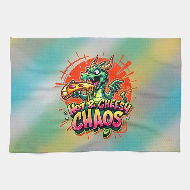 Linge De Cuisine Délice Dragon Cheesy (Horizontal)