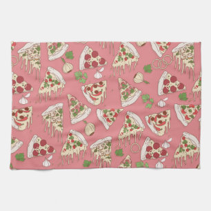 Linge De Cuisine Délicieux Motif de pizza au fromage