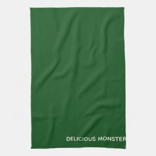Linge De Cuisine Delicious Monster green color name