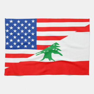 Linge De Cuisine demi de countr des Etats-Unis de drapeau des