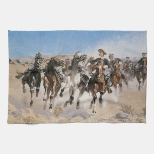 Linge De Cuisine Démonté par Frederic Remington, Vintage Cowboys