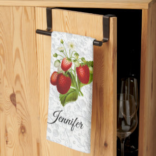 Linge De Cuisine Dentelle de fraise