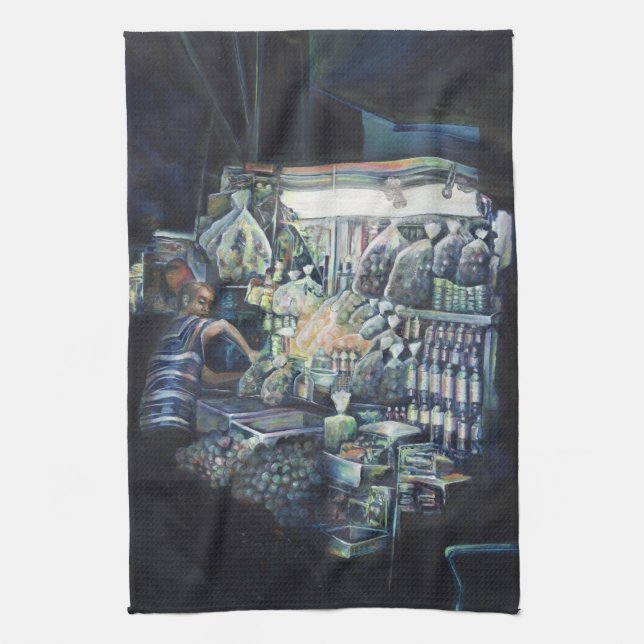 Linge De Cuisine Déplacé l'objectif.Singapour (Vertical)