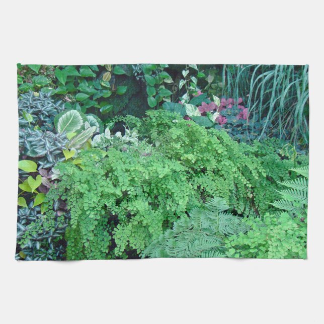 Linge De Cuisine Des nuances de vert-vert de cent est magnifique (Horizontal)