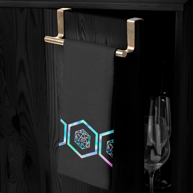 Linge De Cuisine Dés RPG | Holo Imaginaire Retro Tabletop PnP Gamer (Créateur téléchargé)