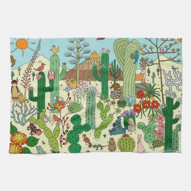 Linge De Cuisine Désert d'Arizona (Horizontal)