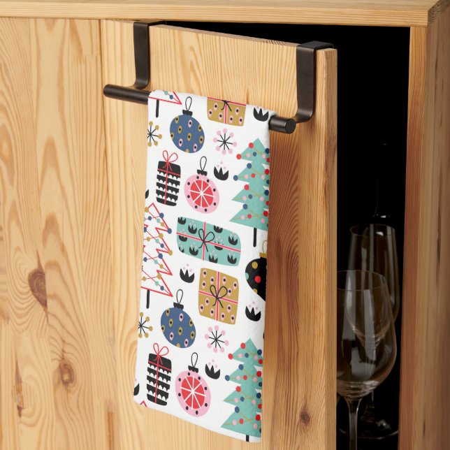 Linge De Cuisine Design de Noël (Pliage en tiers)