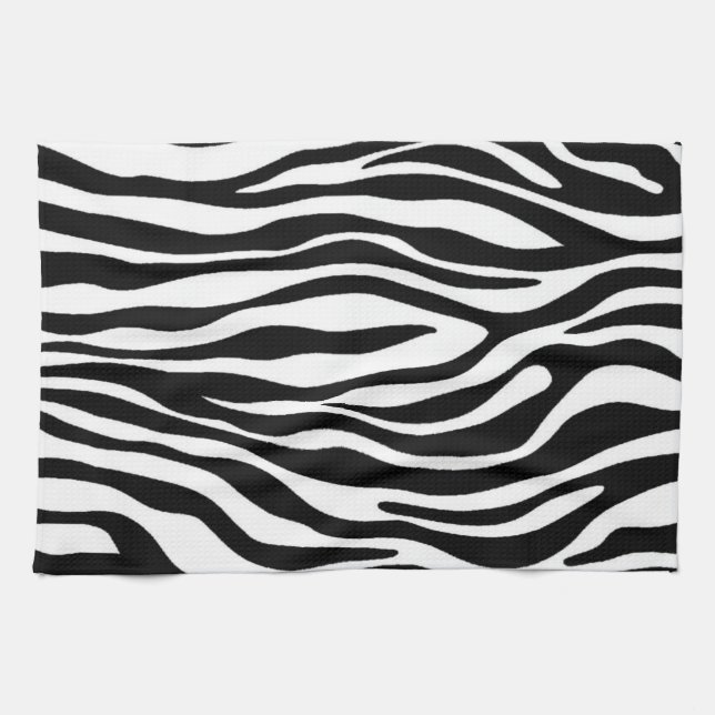 Linge De Cuisine Design d'impression Zebra (Horizontal)