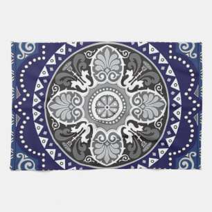 Linge De Cuisine Design floral détaillé de l'Écharpe Paisley