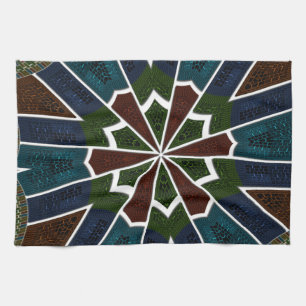 Linge De Cuisine Design inspiré de Sari avec détails complexes