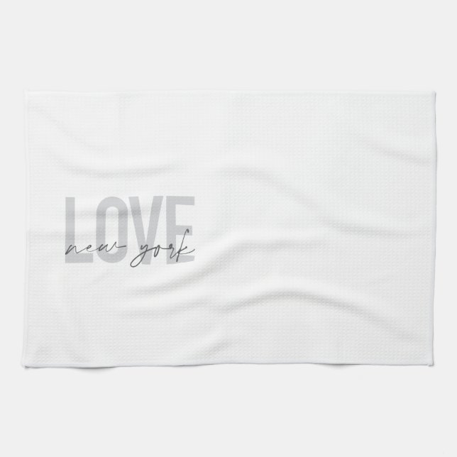 Linge De Cuisine Design moderne, urbain, cool simple design de Love (Horizontal)