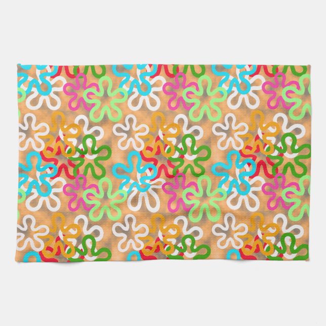Linge De Cuisine Design Motif africain Ankara (Horizontal)
