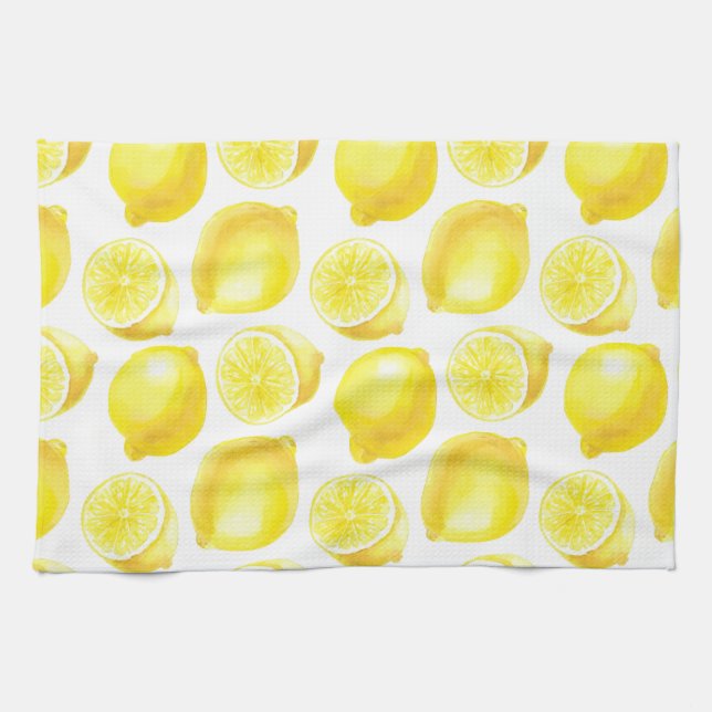 Linge De Cuisine Design motif citron (Horizontal)