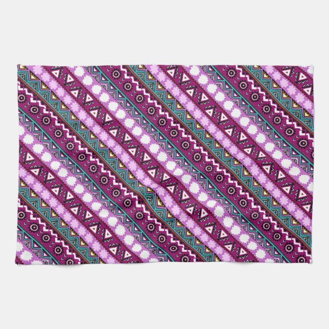 Linge De Cuisine Design motif coloré (Horizontal)