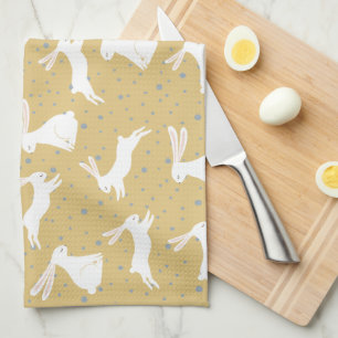 Linge De Cuisine Design Motif de lapin mignon