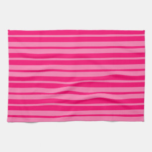 Linge De Cuisine Design Motif léger et rose chaud