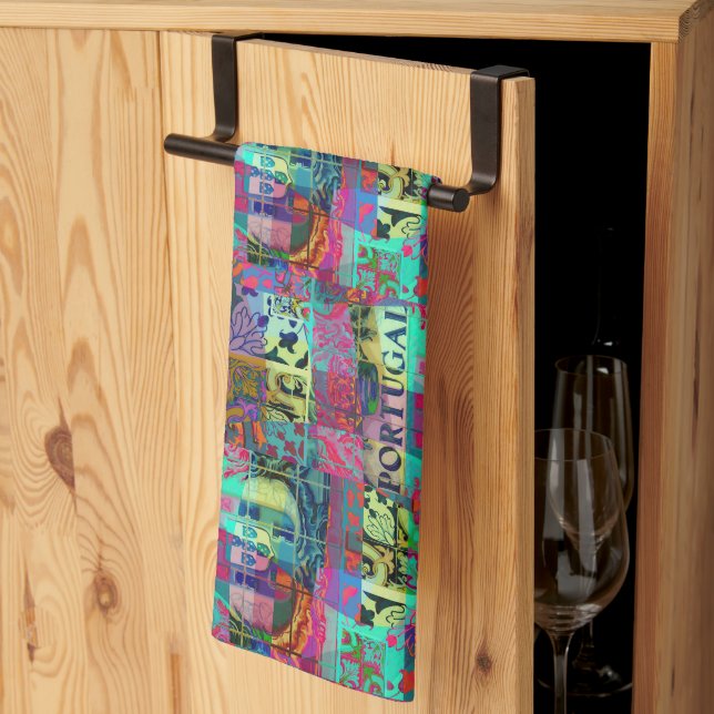 Linge De Cuisine Design portugais (Pliage en tiers)