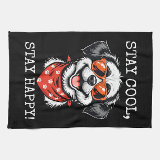 Linge De Cuisine Dessin amusant Conception de chien