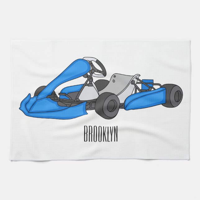 Linge De Cuisine dessin animé de Kart racing (Horizontal)