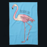 Linge De Cuisine dessin animé d'oiseau Flamant rose<br><div class="desc">dessin animé d'oiseau Flamant rose</div>